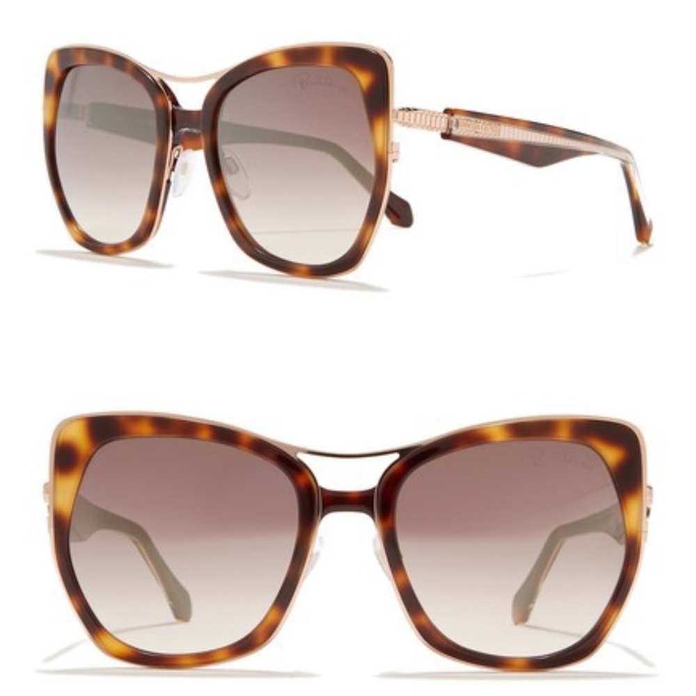 NWT Roberto Cavalli Gradient Cat Eye Sunglasses